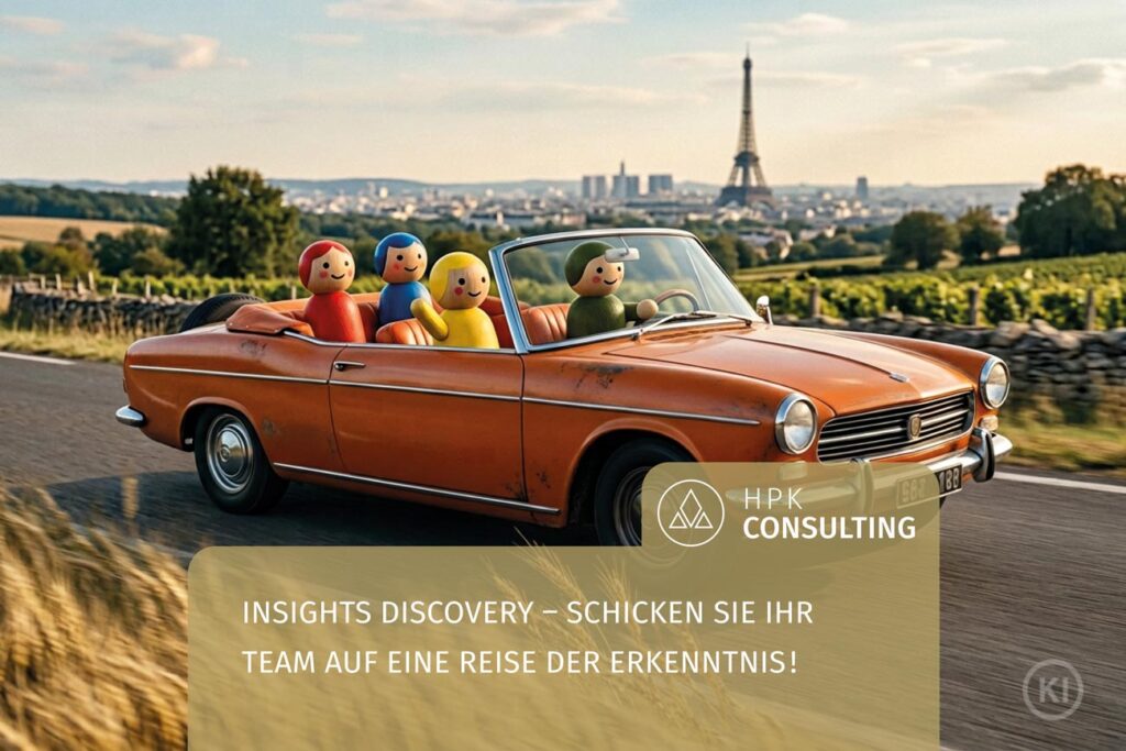 Insights Discovery – Tool zu Persönlichkeitstypen im Team, 4 Farben