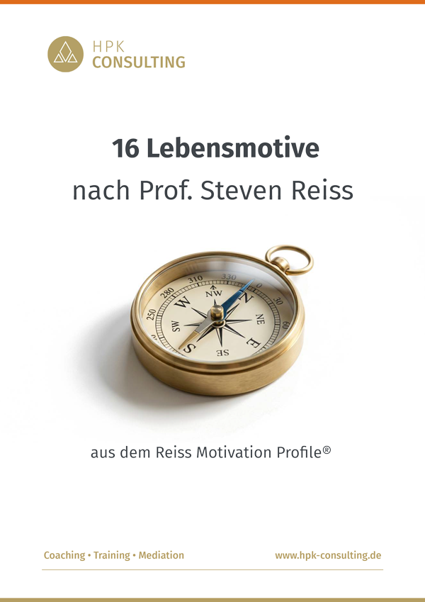 Die 16 Lebensmotive nach Prof. Steven Reiss